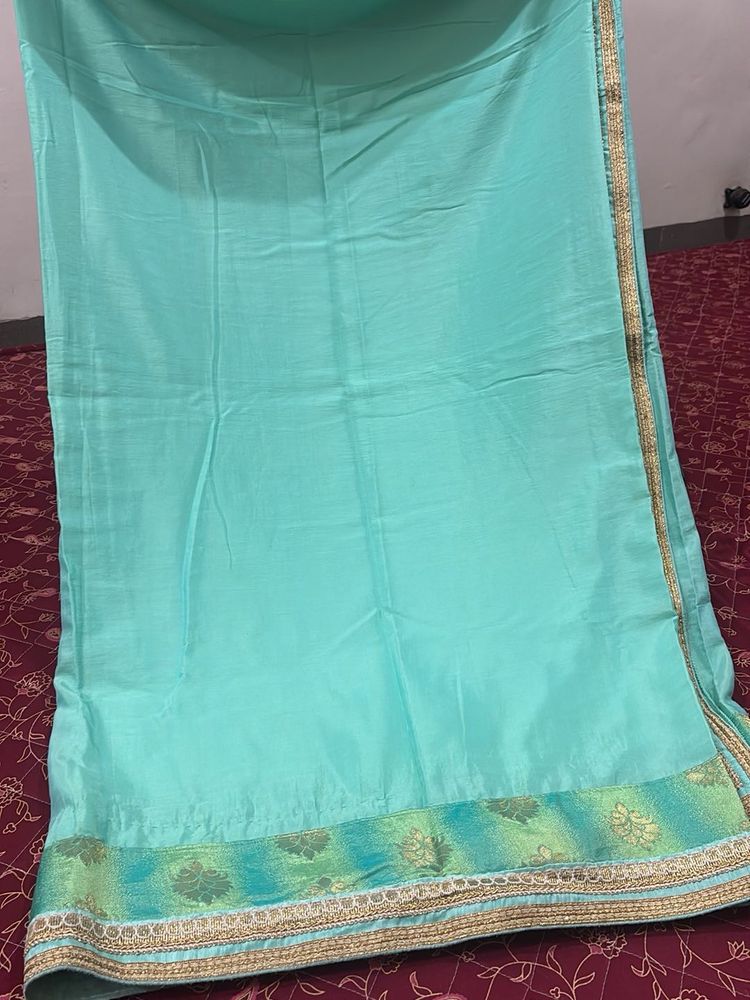Beautiful Teal Saree