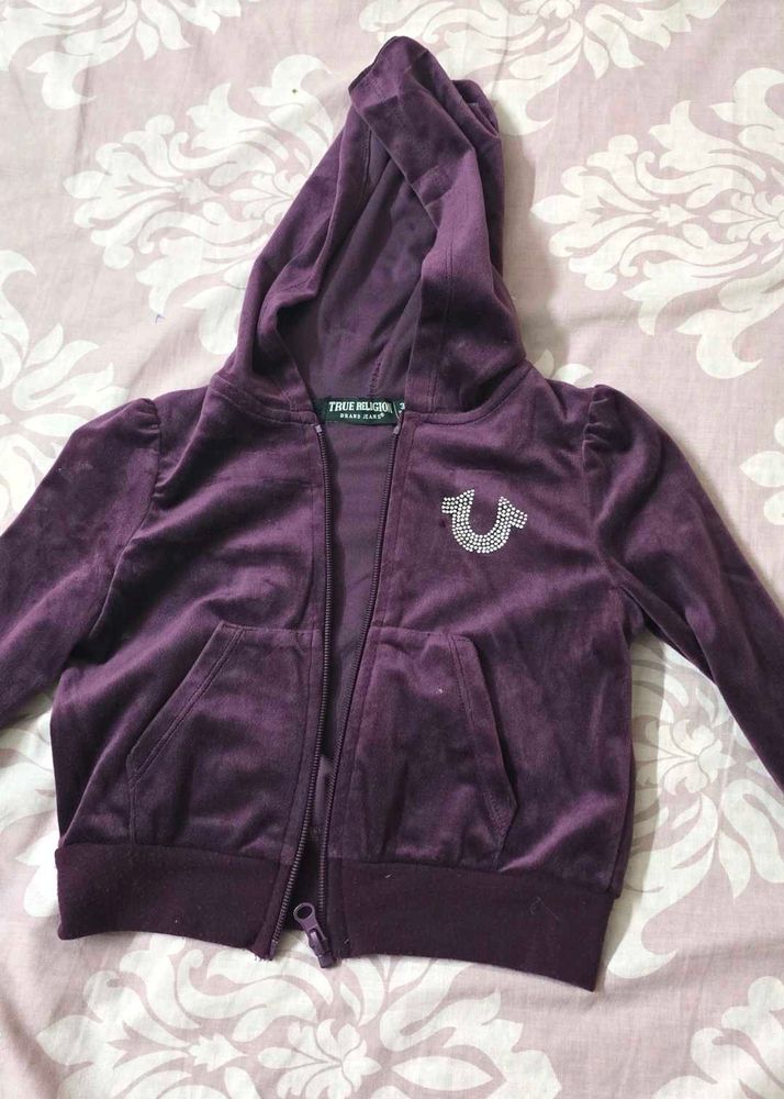 True Religion Velour Hoodie