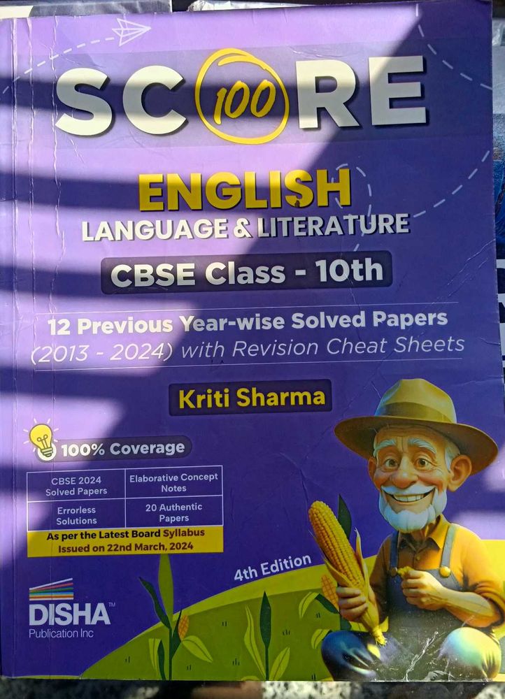 Score 100 English Language &amp; Literature CBSE Class