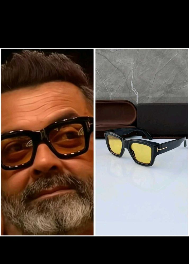 Bobby Deol | Tom Ford Black Frame Transparent