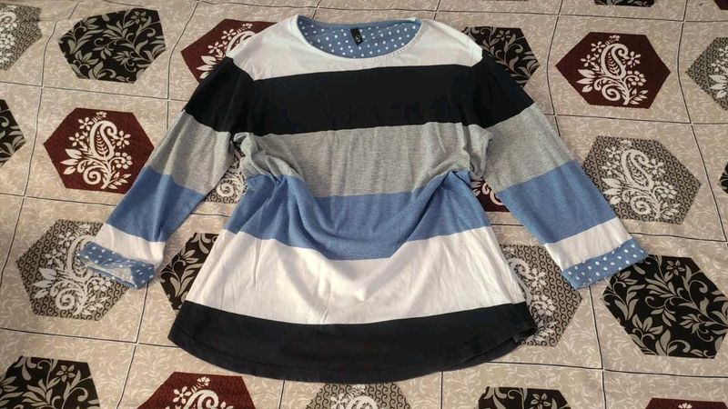 Striped Long Sleeve Top