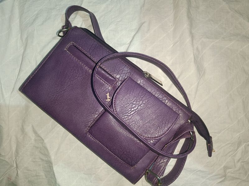 Purple Sling Bag