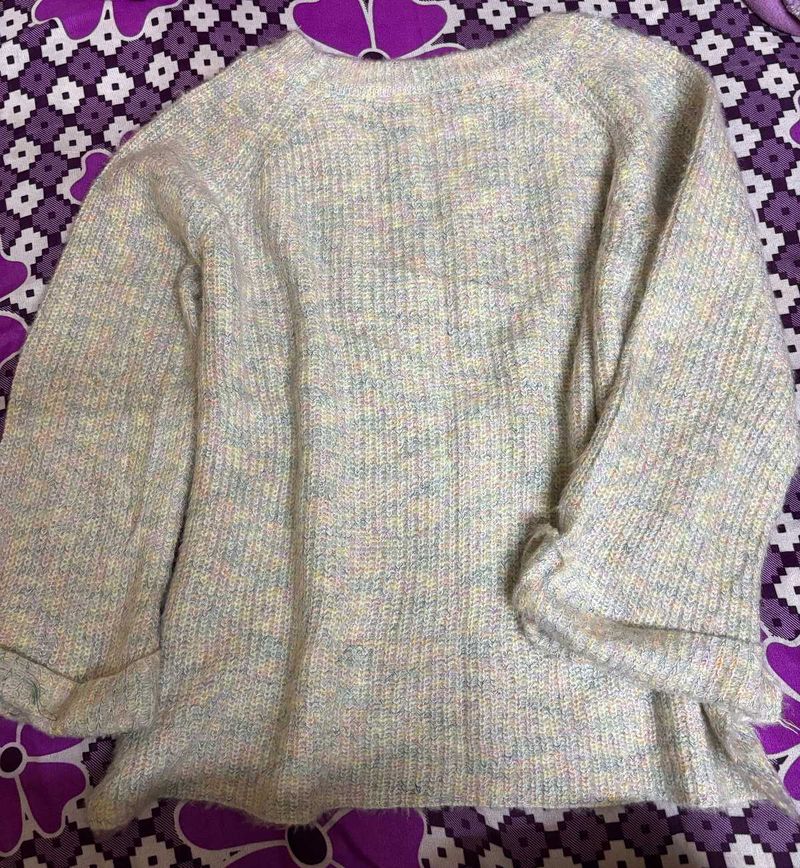 Cozy Multi-Color Knit Sweater
