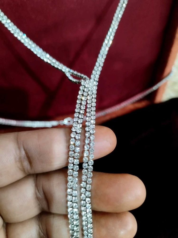 Sparkling Rhinestone Body Chain