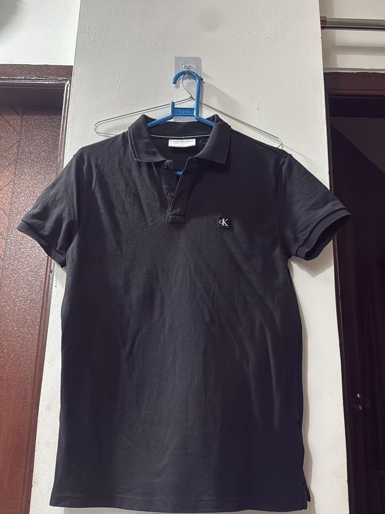 Calvin Klein Black Polo T-Shirt
