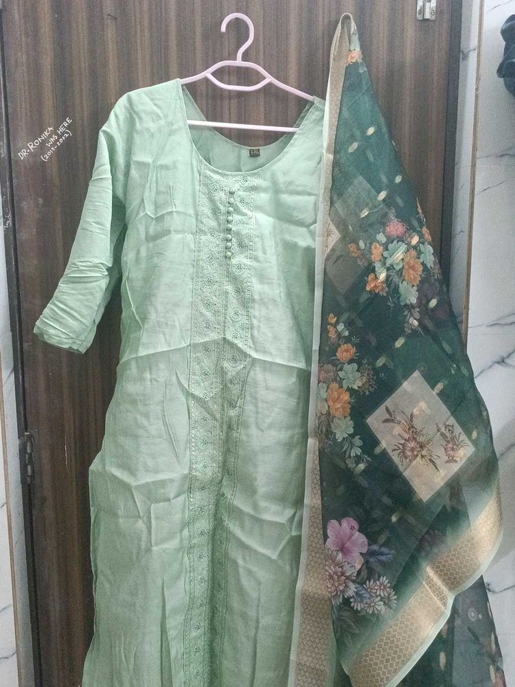 elegant formal kurti set