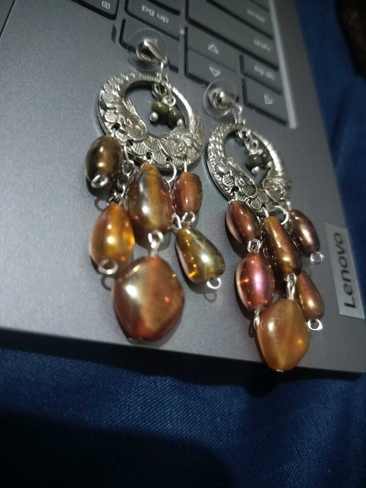 Lustrous Y2k Handmade Earrings