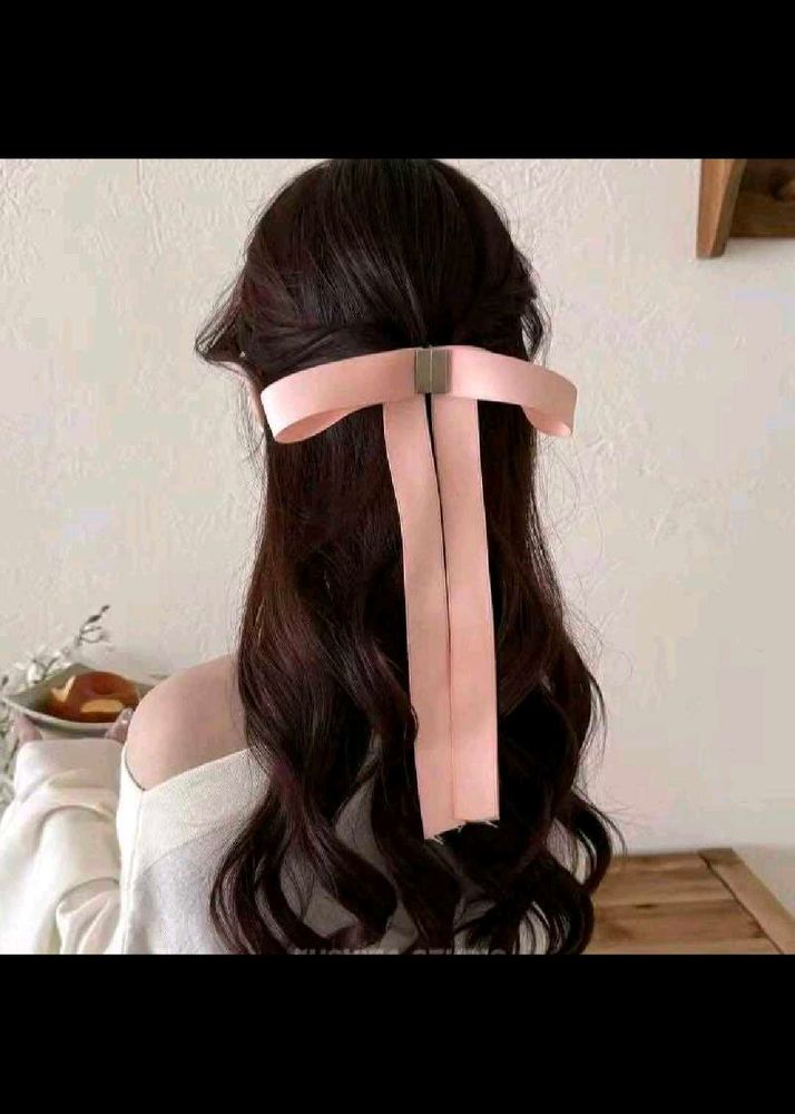 Viral Magnetic Cute Pink Bow Hair Clip
