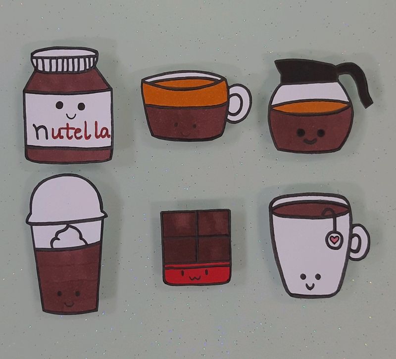 Coffee Themed Sticker Set🤎