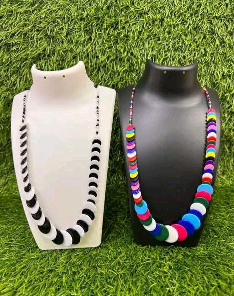 Combo Set Of 2 Colourful Beads Necklace