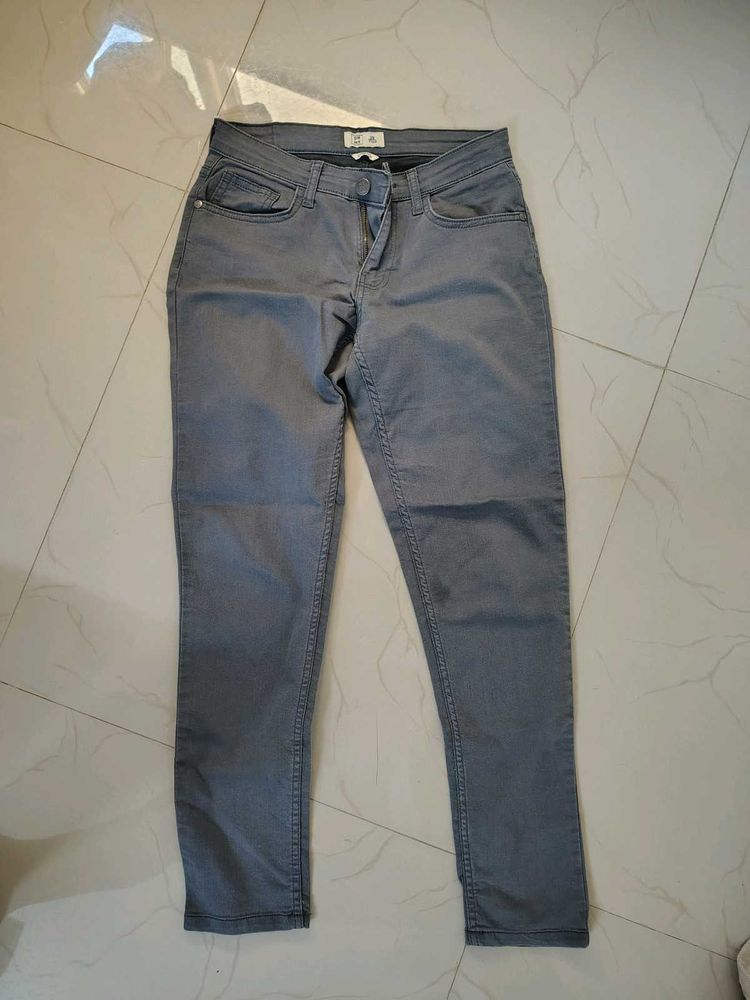 Grey Skinny Fit Jeans