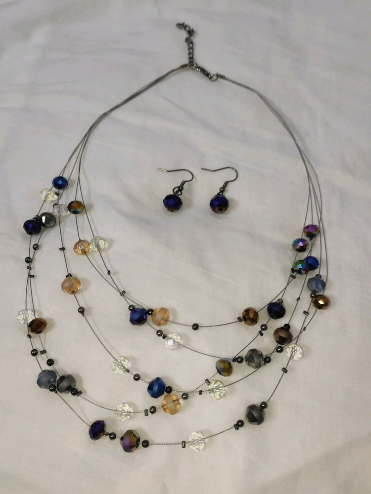 Jewelry Set Of Earings &amp; Necklace