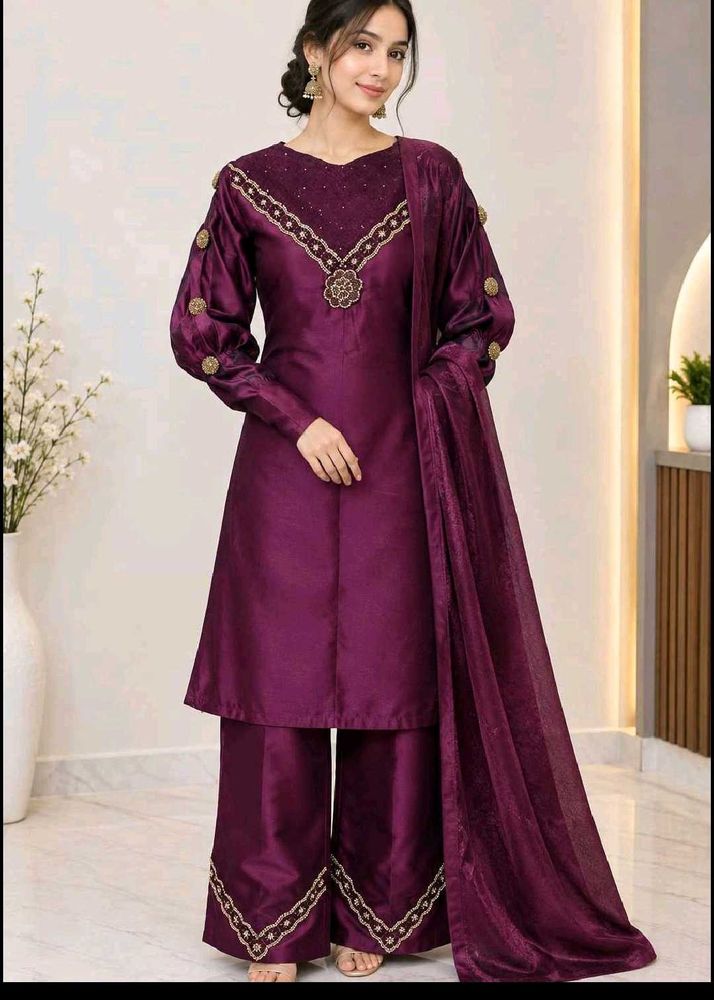 purple wedding suit