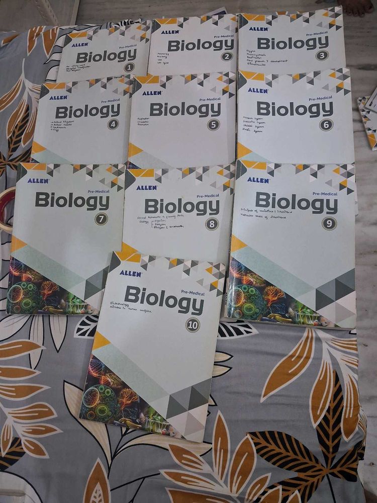 ALLEN Biology Pre-Medical Books Set 10