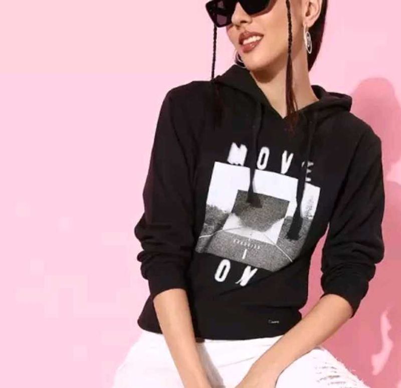 Roadster Hooded Sweatshirt For Women