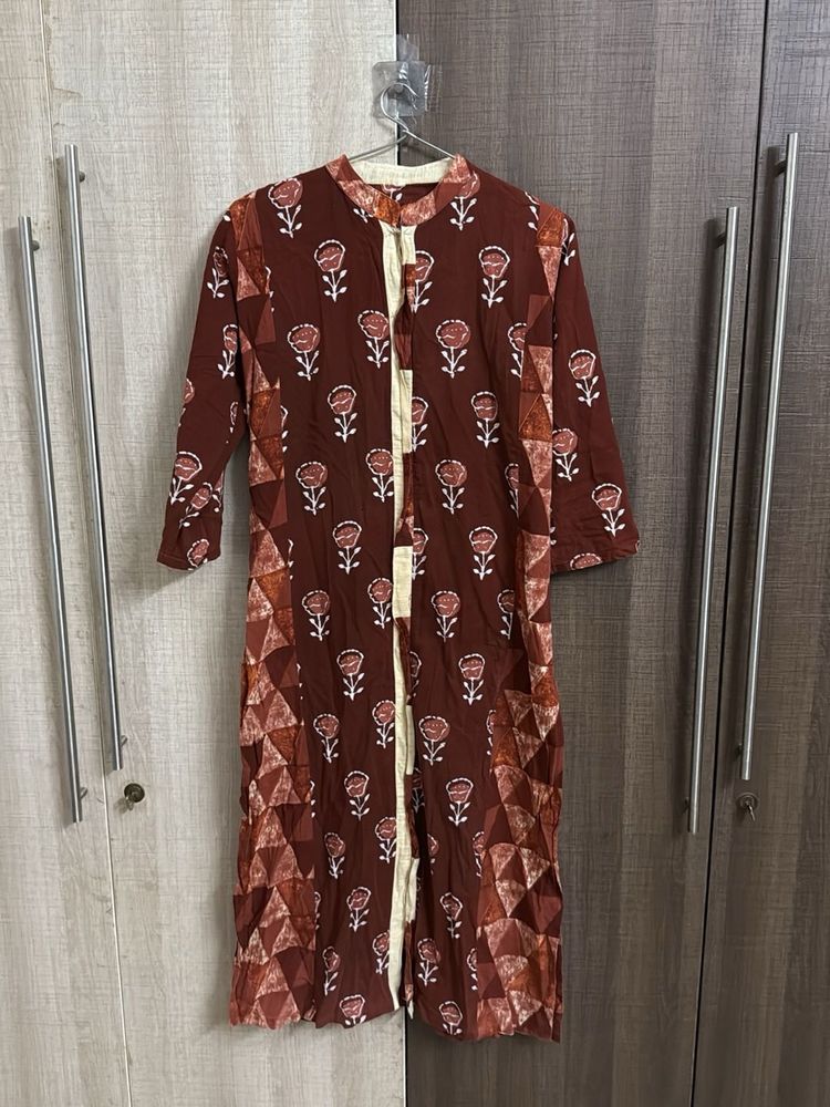Floral Print Kurta