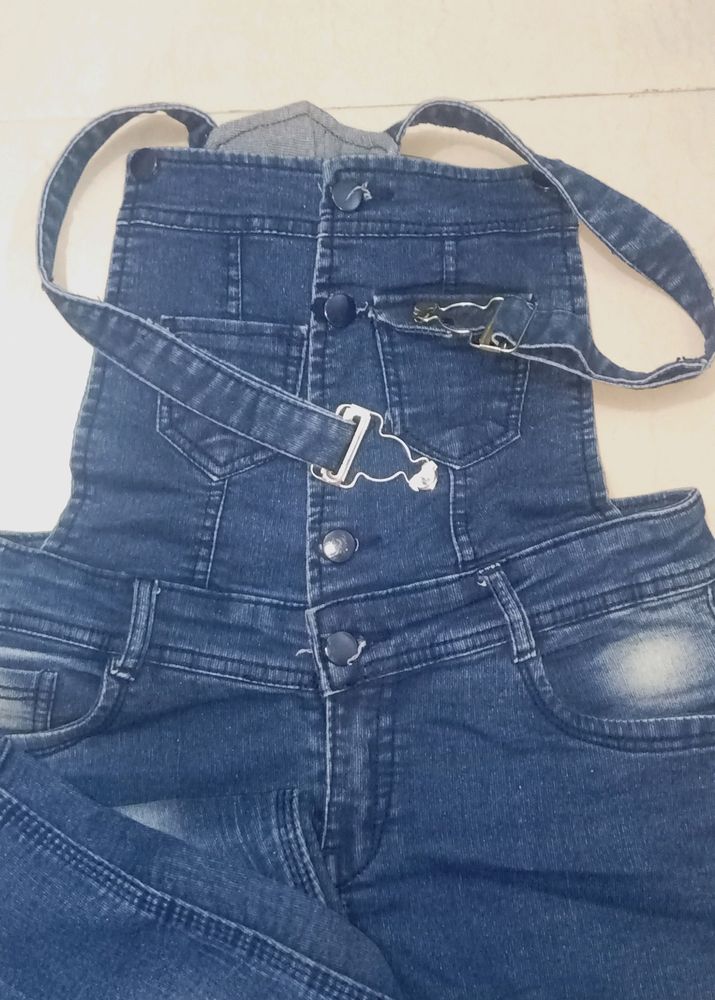 Denim Dungree For Women