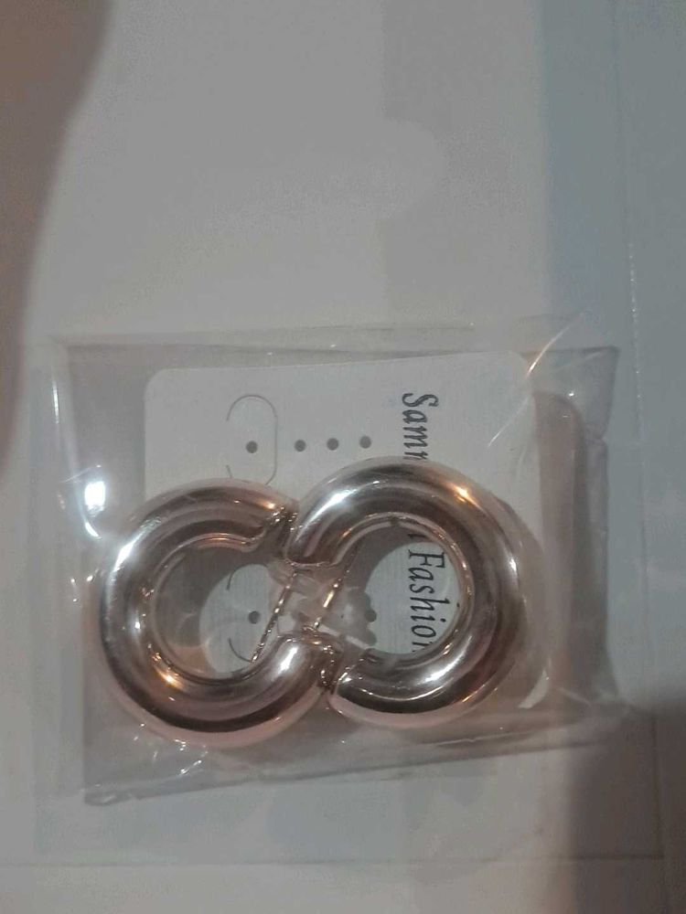 Chic Gold Hoop &amp; Heart Earrings Set