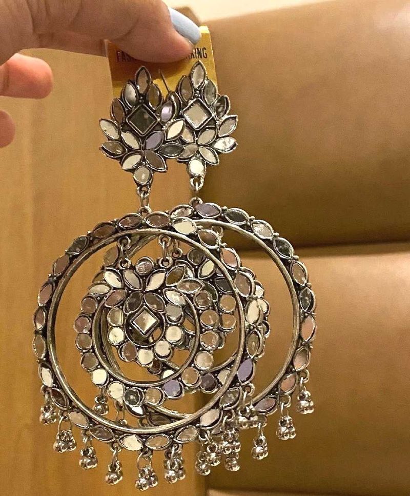 Mirror Chandbaliyan Jhumka