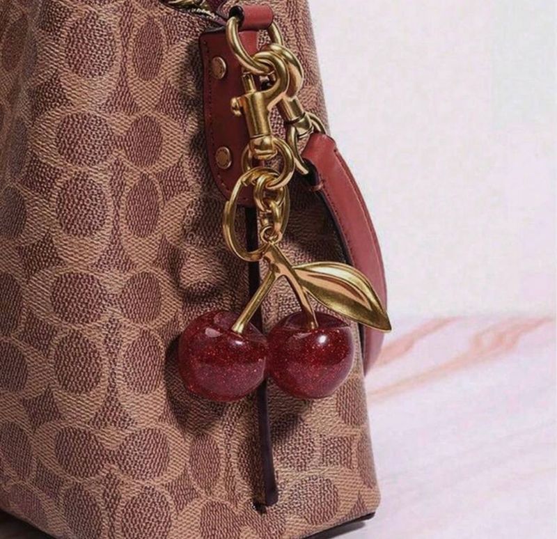 Cute Cherry Keychain