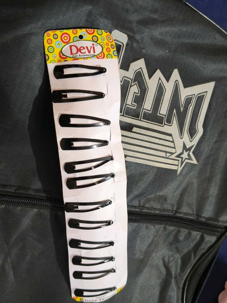 Devi Black Hair Pins - Pack of 12