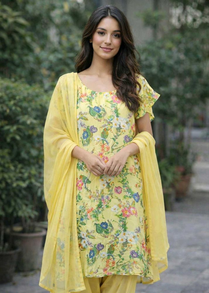 Floral Print only kurta.. you can  combine with ye