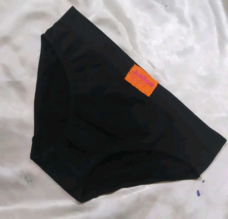 Justice Sport Black Briefs