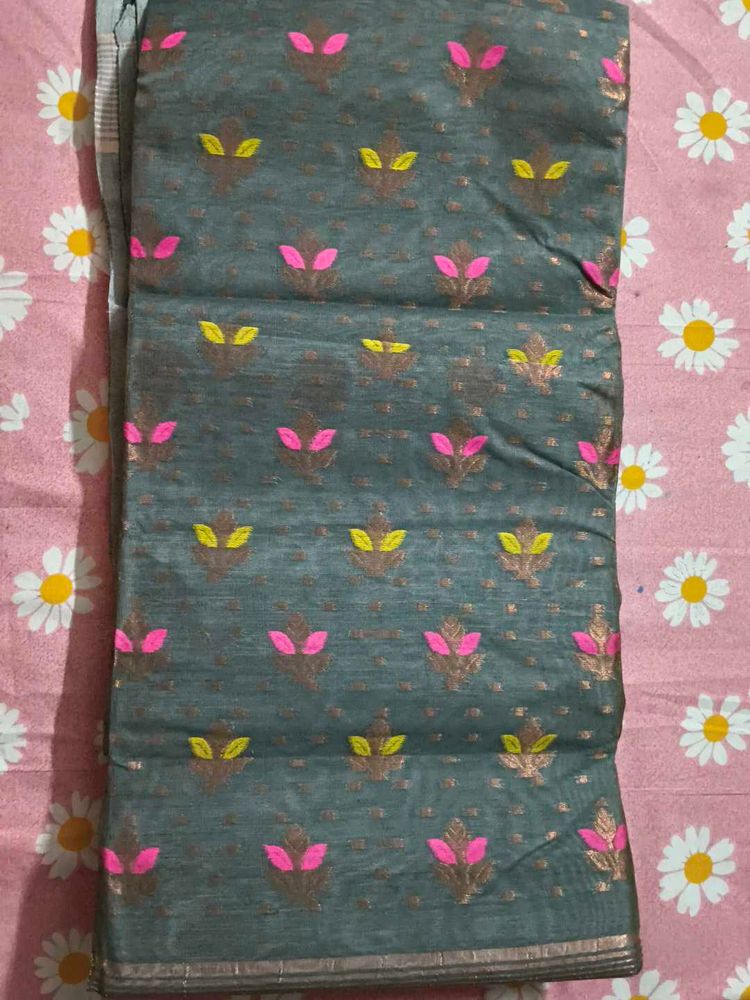 Grey Saree