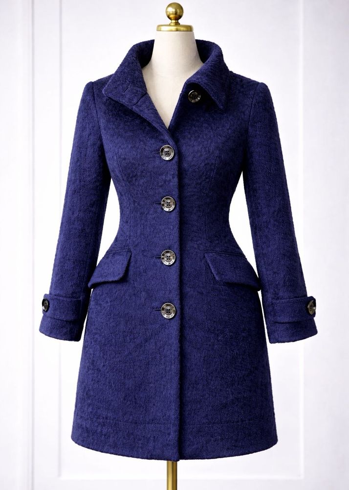 Elegant Blue Coat🦋🖤