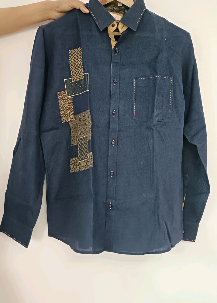 Kora Navy Blue Shirt