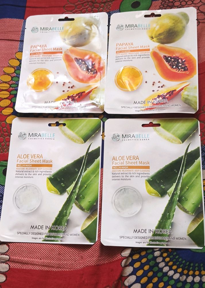 Mirabelle Sheet Face Mask
