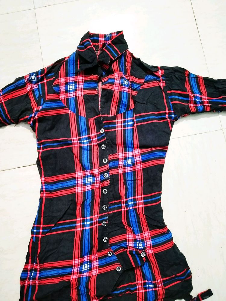 Women Checks Shirt
