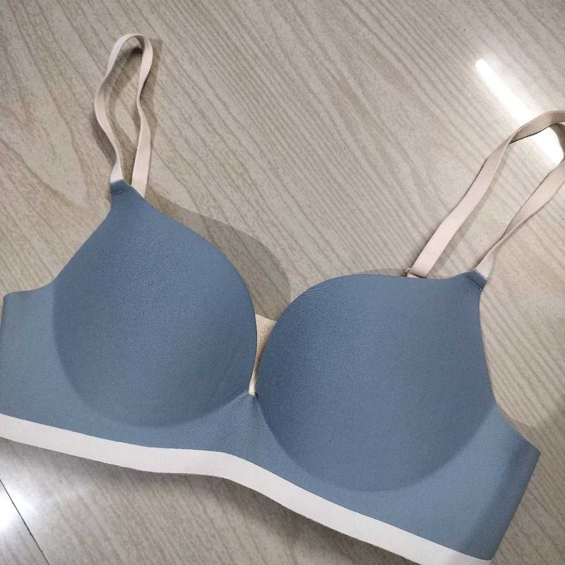 Savana Blue Soft Push-up Bra