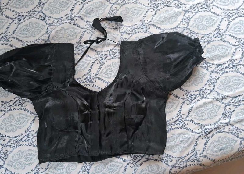 Elegant Black organza Blouse