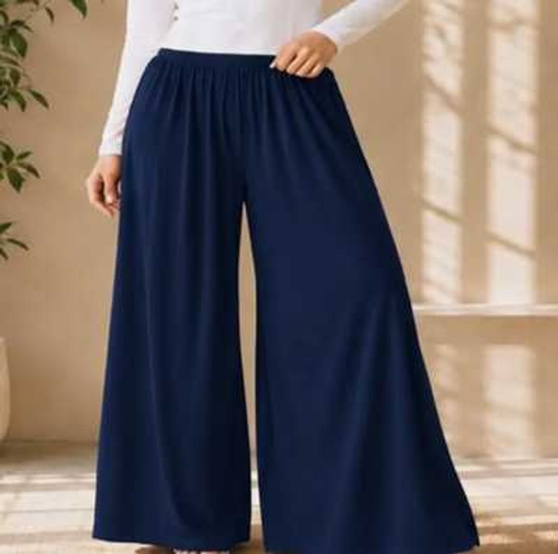 Navy Blue Palazzo Pants