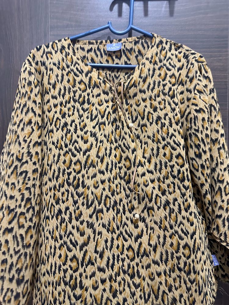 New Top for Ladies - Animal Skin Print