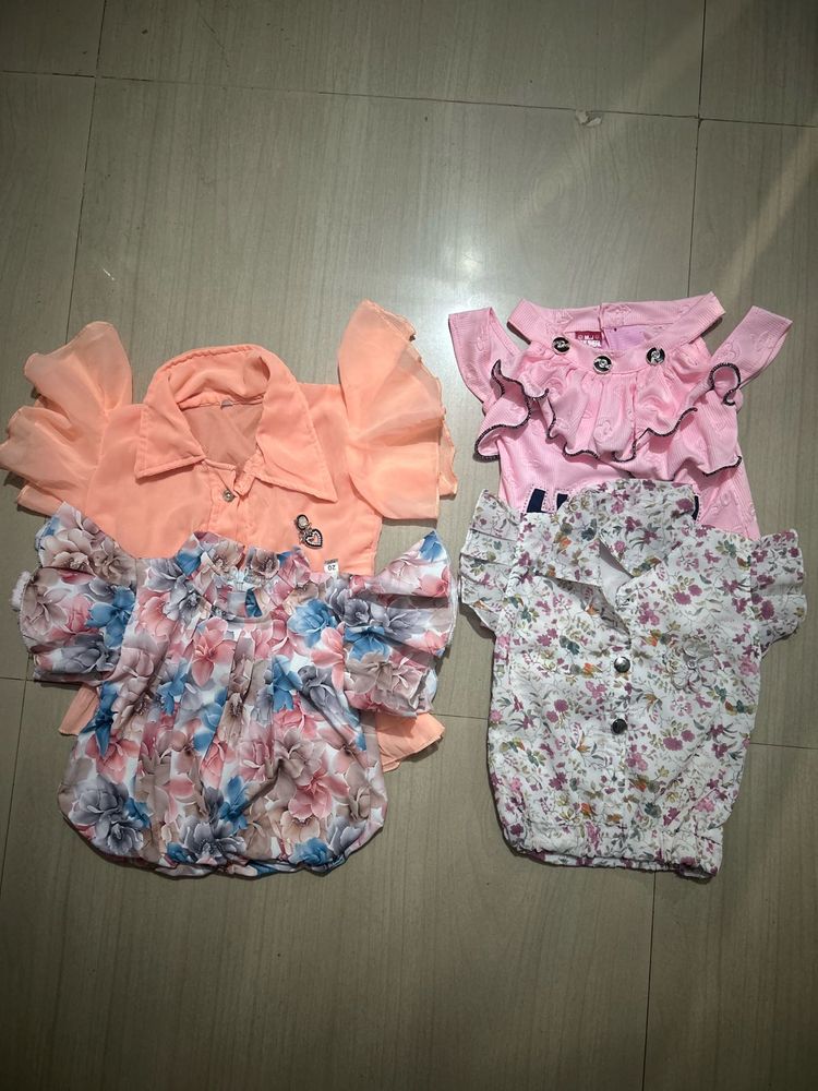 Donate Baby Girl Clothes - Set of 4