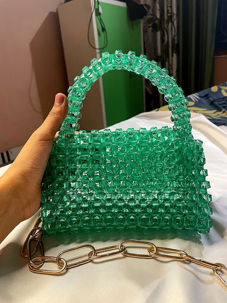 Green Beaded Bag💚💚💚