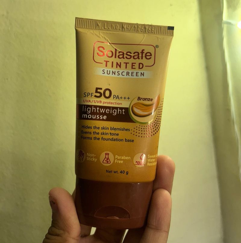 Solasafe Tinted Sunscreen SPF 50 Bronze