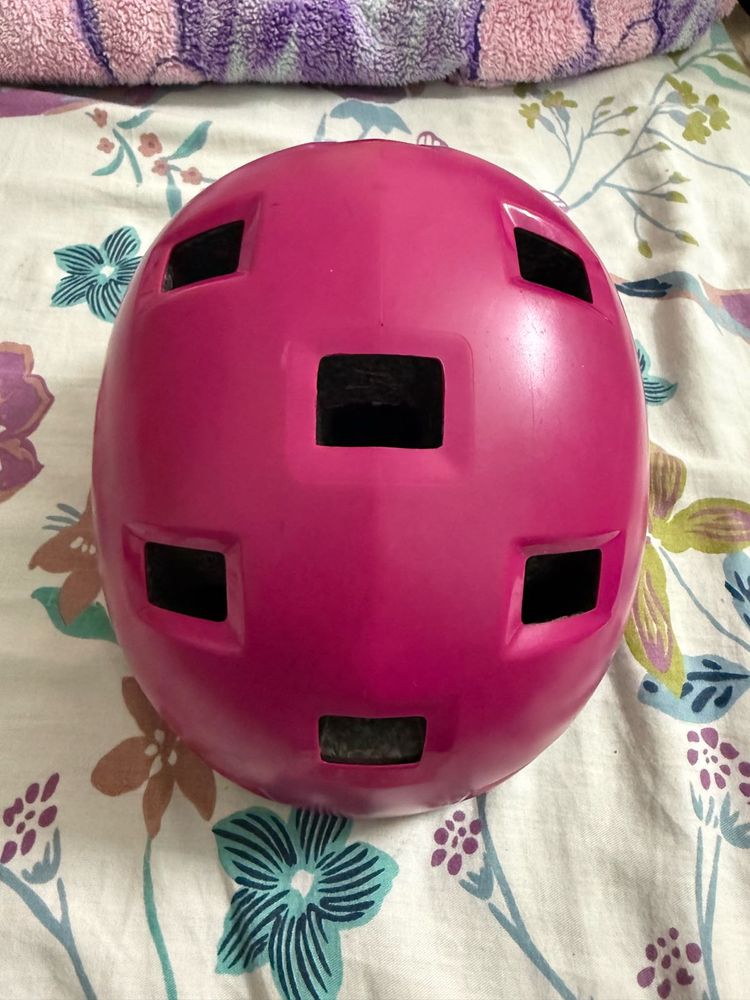 Pink Cycling Helmet