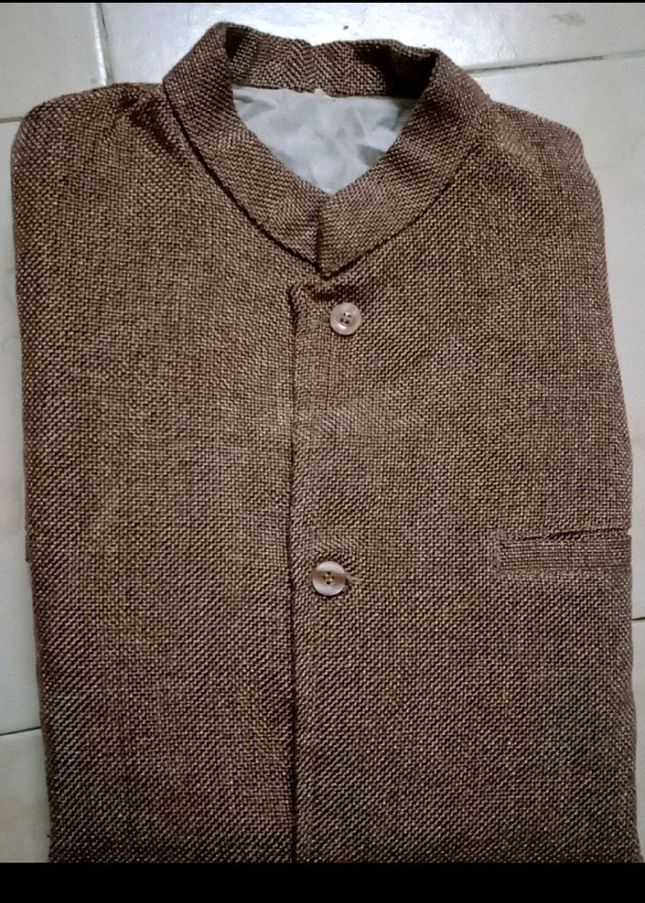 Khadi Nehru Jacket Never Use Size L