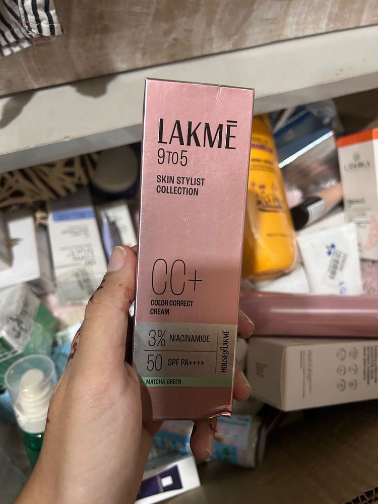 Lakme CC green (color correct)