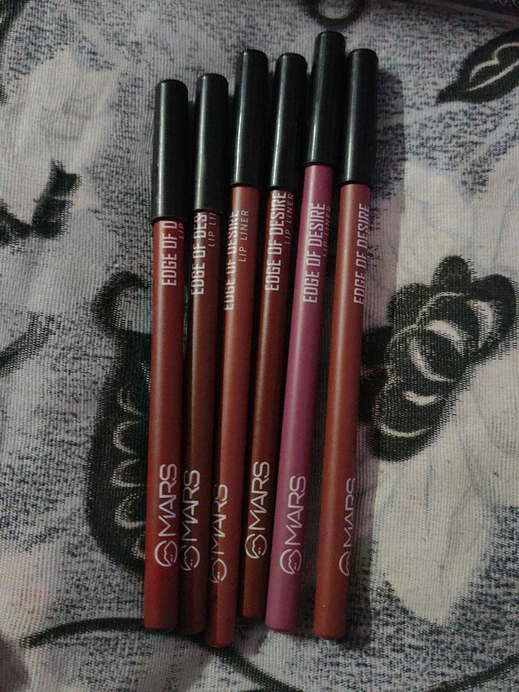 MARS Lip Liner + eyeshadow pencil +lipstick