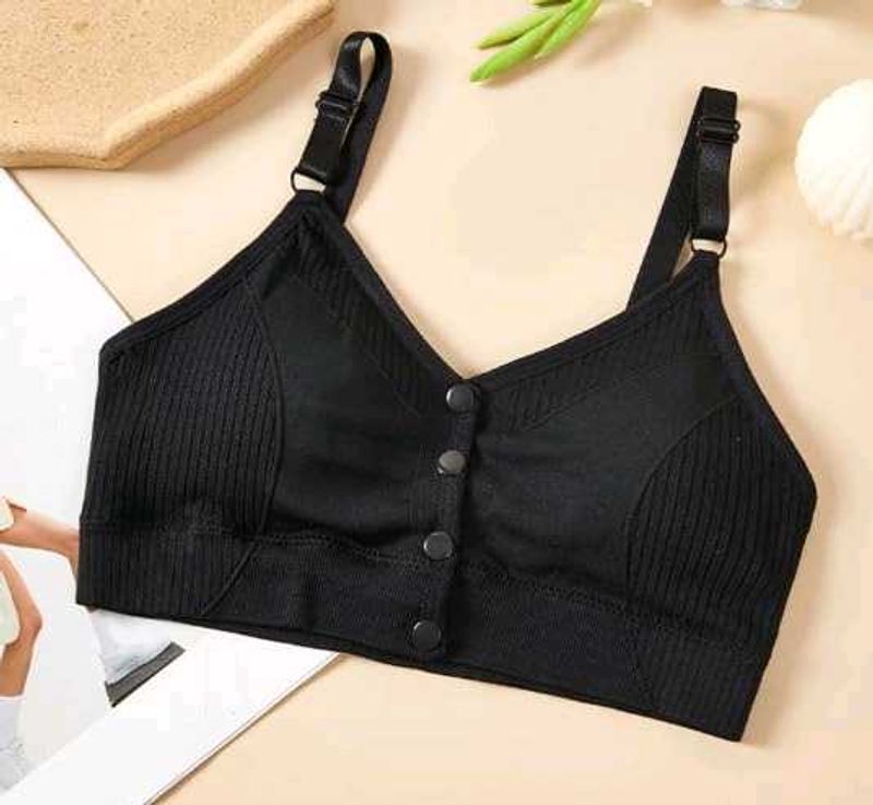 Comfortable Black Sports Bra