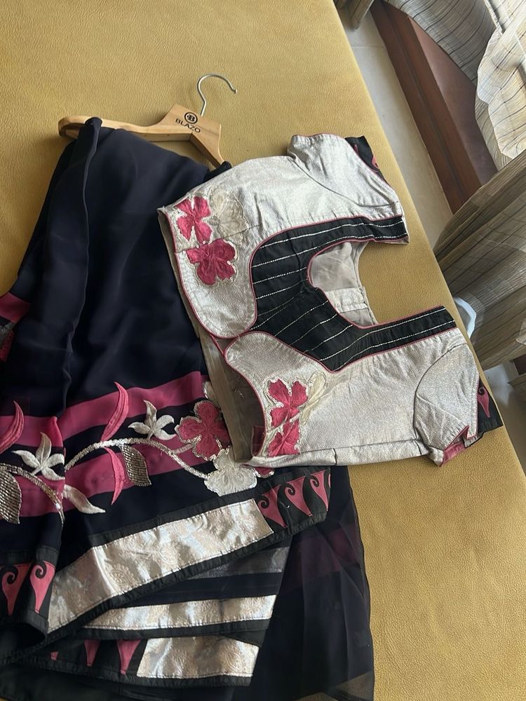 Embroidered Saree