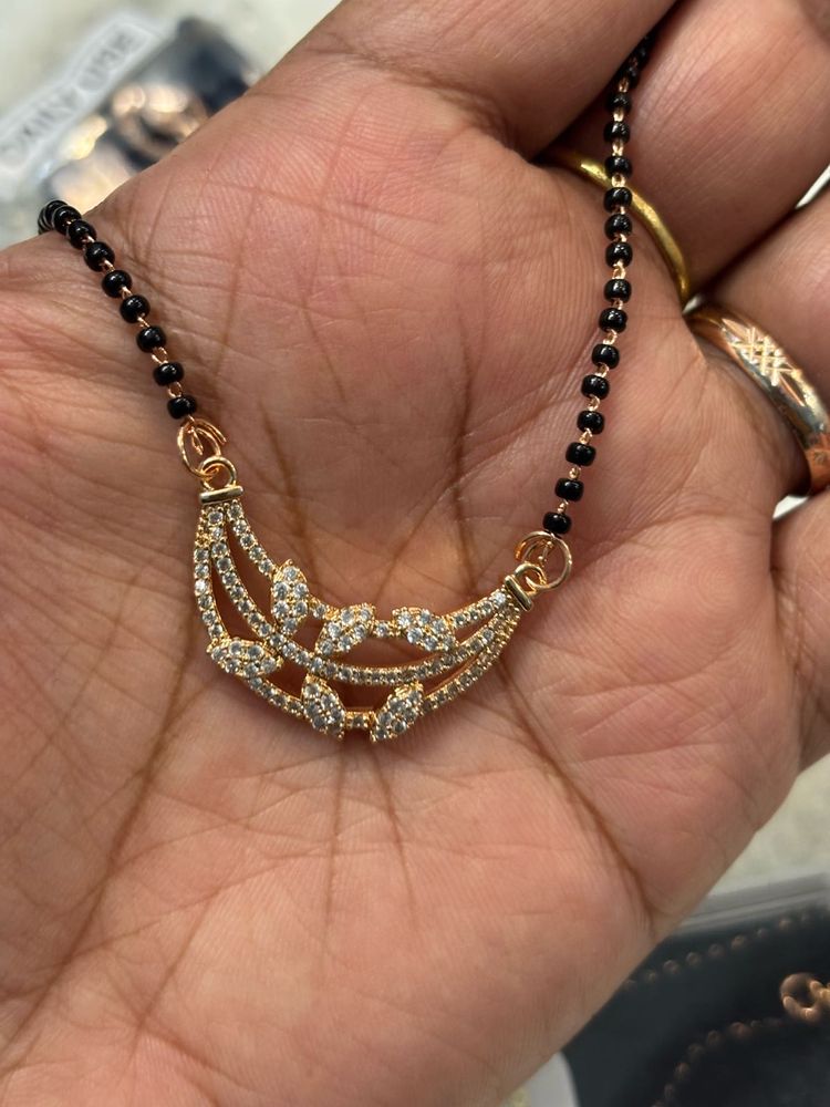 Elegant Mangalsutra with CZ Stones