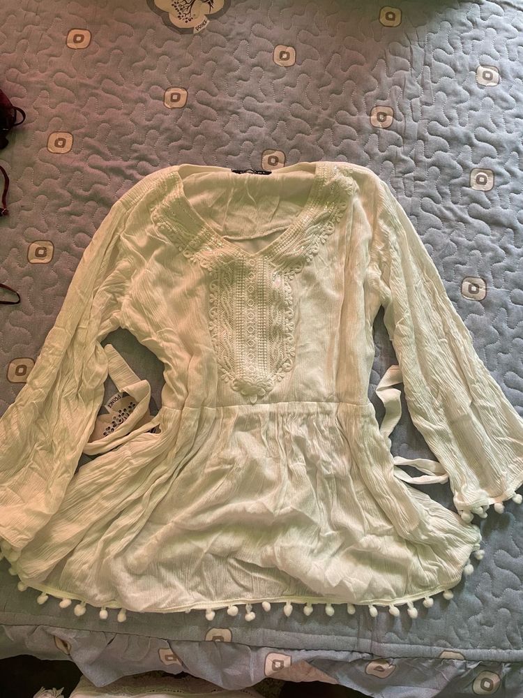 white kurti
