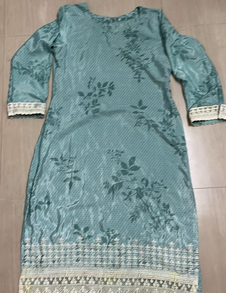 Sea Green Kurti Set