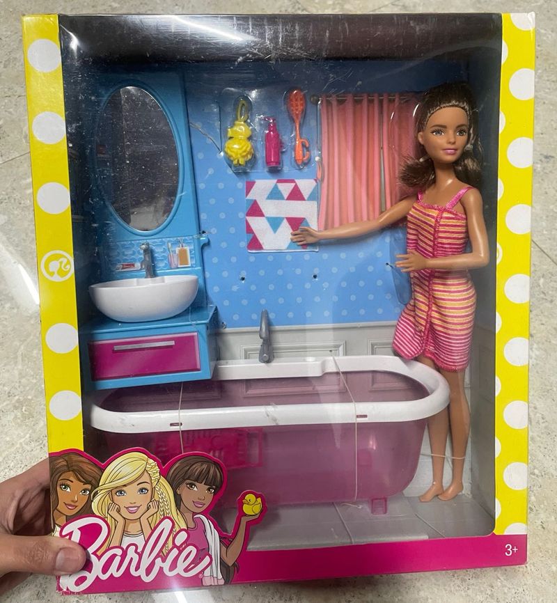Barbie Bathroom Playset - New in Box!