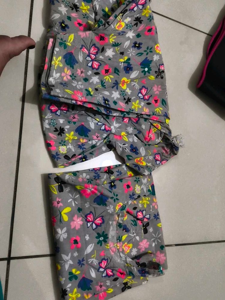 all over cotton fabric suit